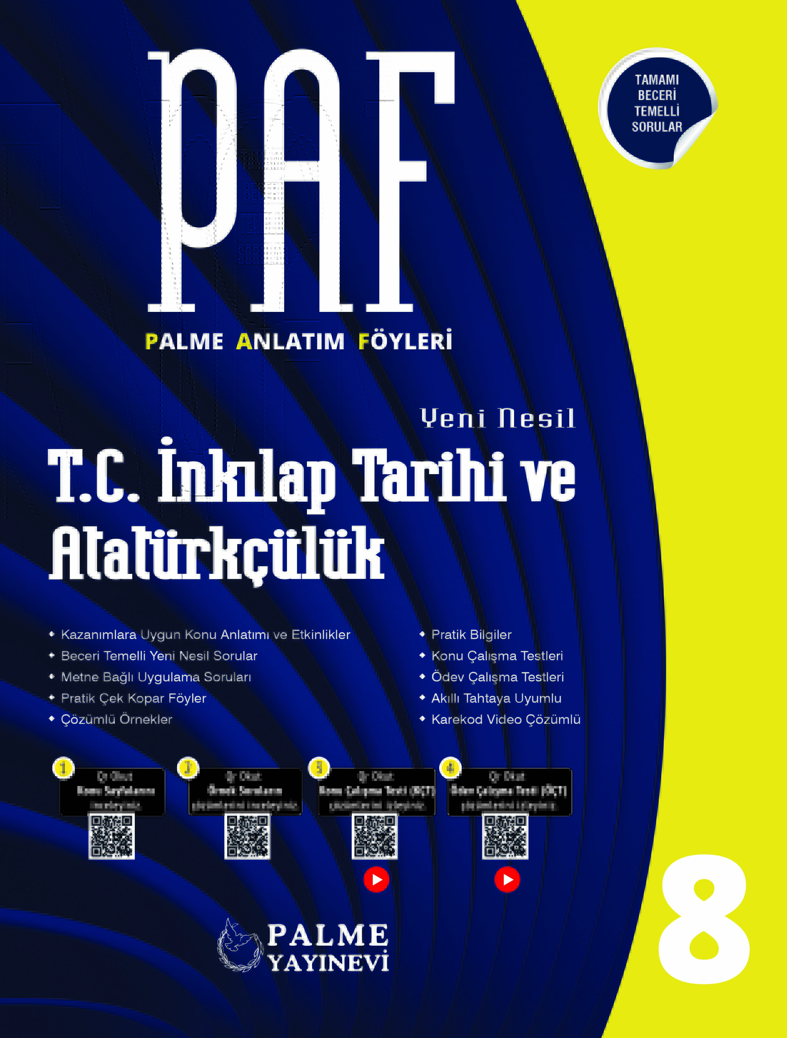 8. Sınıf İnkılap Tarihi ve Atatürkçülük Paf kapak görseli